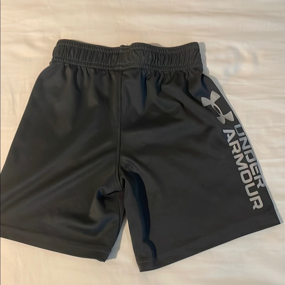 Under Armour Grey Athletic Shorts with Elastic Waistband